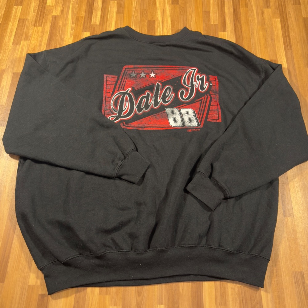 Dodger NASCAR Dale Earnhardt Jr 88 Sweatshirt Mens 3XL Black Racing Pullover